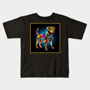 Geometric Dog Kids T-Shirt